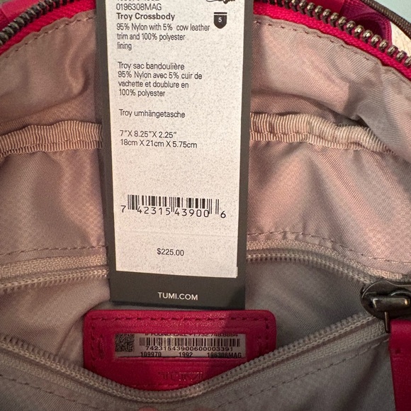 TUMI Voyager, Bright Pink Crossbody Bag - Picture 5 of 9